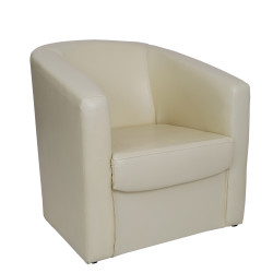 Fotoliu Tudor imitatie piele - crem 21834 Fotoliu Tudor imitatie piele - crem 21834