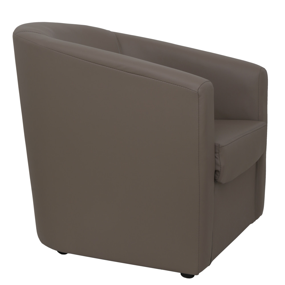 Fotoliu Tudor imitatie piele - C06 taupe
