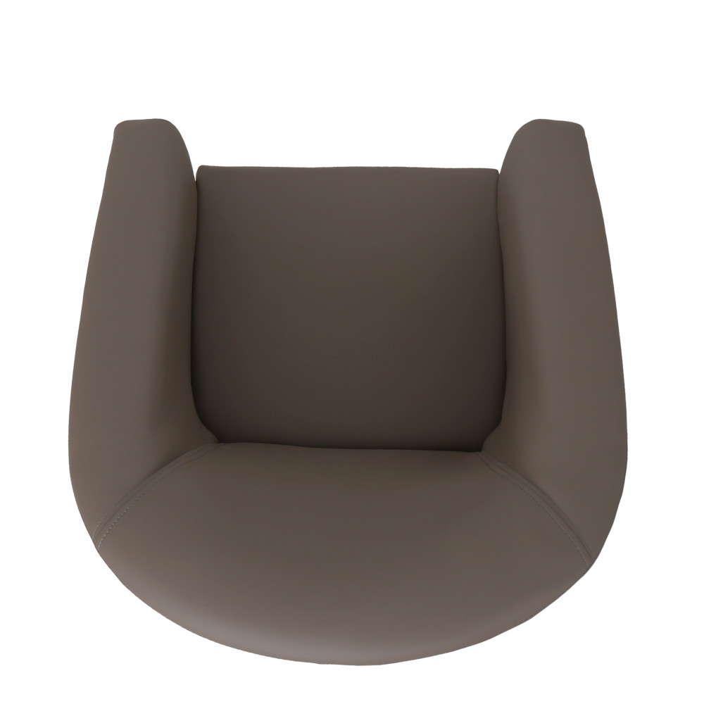 Fotoliu Tudor imitatie piele - C06 taupe