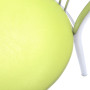 Scaun Vanessa - cadru cromat - imitatie piele verde - 21899 Scaun Vanessa - cadru cromat - imitatie piele verde - 21899